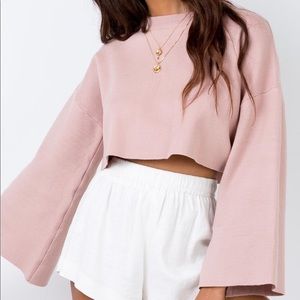 Girl soldier crop jumper